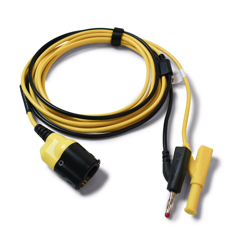 PicoBNC+ zu 4mm Messleitung 3m Gelb - Automotive Oszilloskope