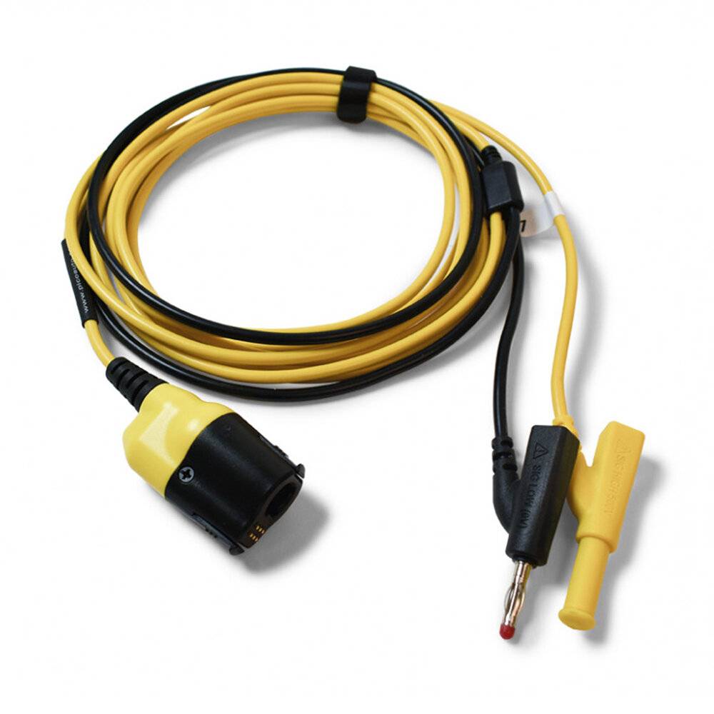 PicoBNC+ zu 4mm Messleitung 5m Gelb - Automotive Oszilloskope