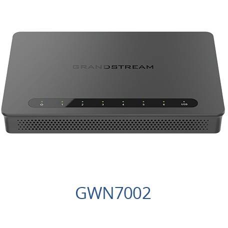 Grandstream GWN7002 Multi-WAN-Gigabit-VPN-Router mit integrierten Firewalls Netzwerk-Infrastruktur