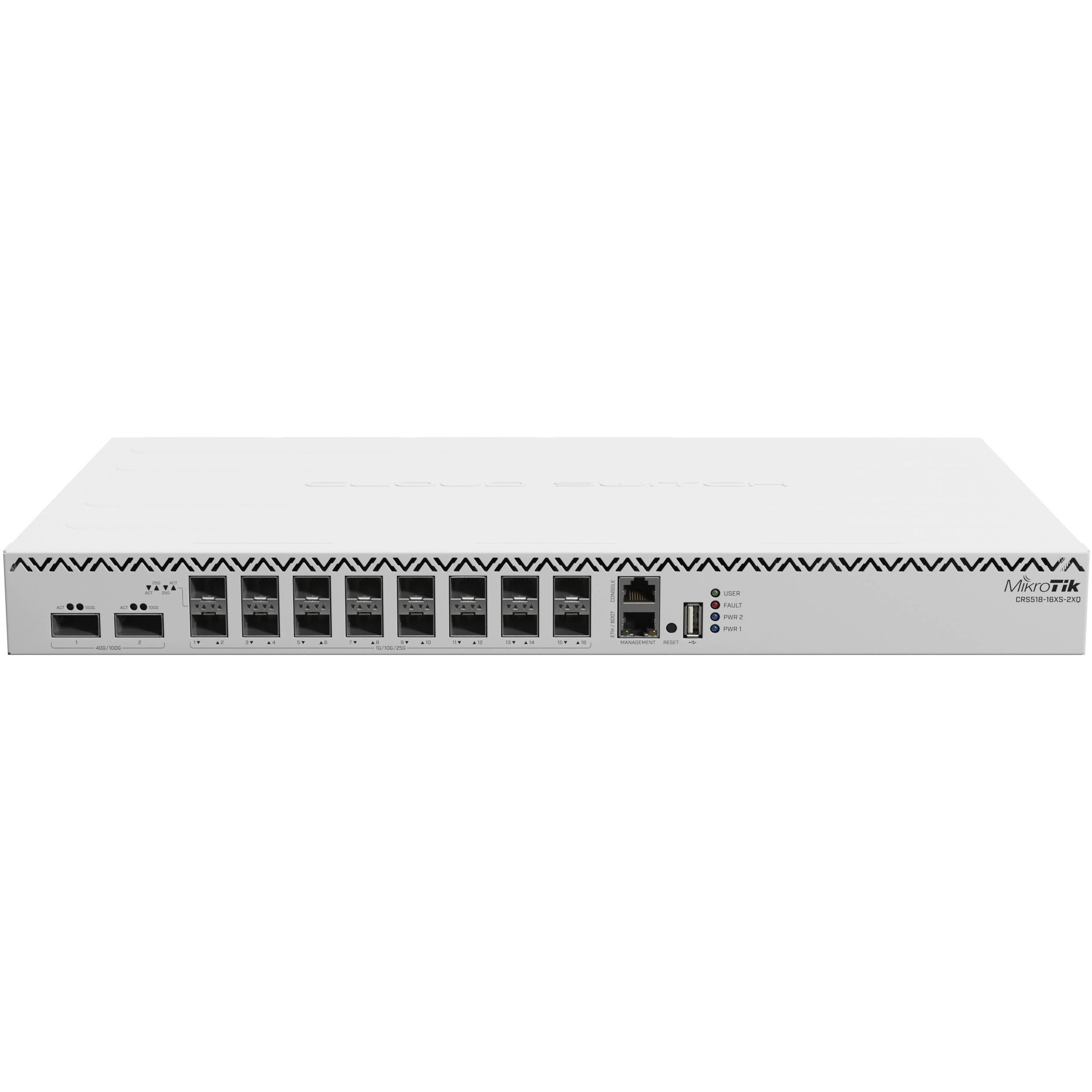 16P+2 Mikrotik CRS518-16XS-2XQ-RM QSFP28 M RM Netzwerk-Infrastruktur Switches