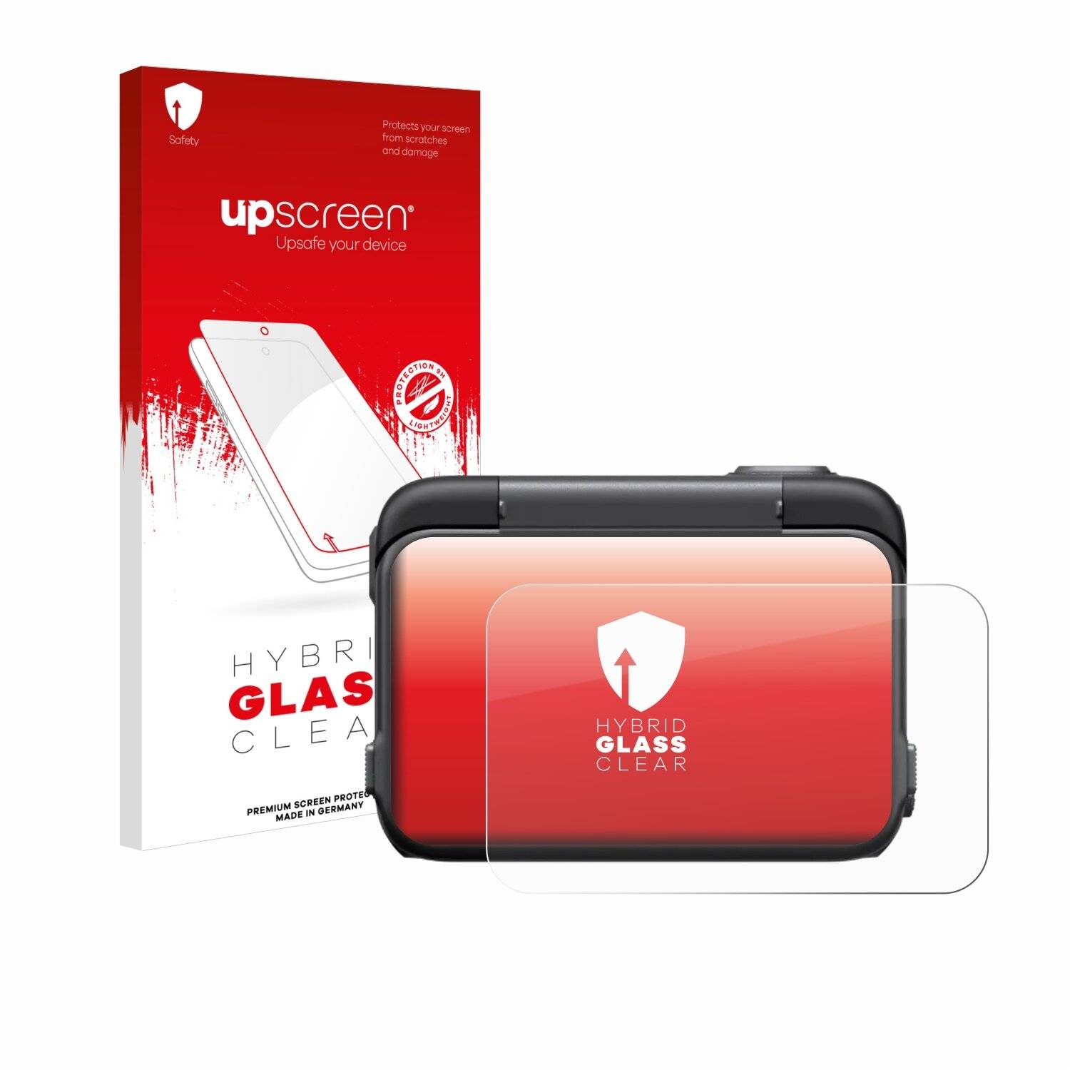 upscreen Hybrid Glas Panzer-Folie für Insta360 Ace