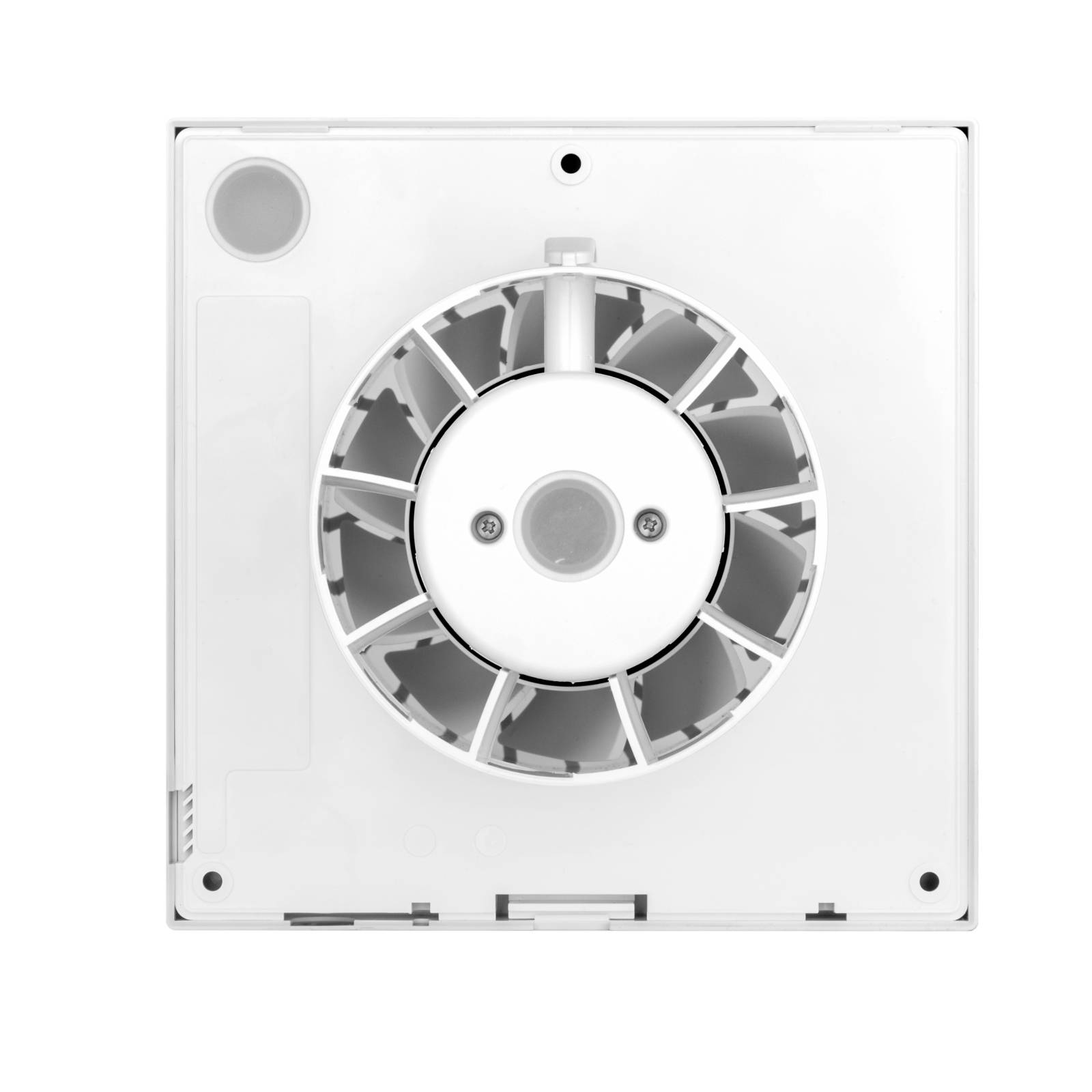 Lüfter Ventilator Badlüfter Wohnraumlüfter Badezimmer Zuluft Abluft Belüftung Ø 100 braun Nachlauf/Timer