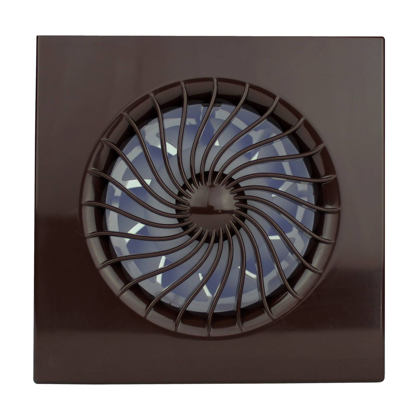 Lüfter Ventilator Badlüfter Wohnraumlüfter Badezimmer Zuluft Abluft Belüftung Ø 100 braun Standard