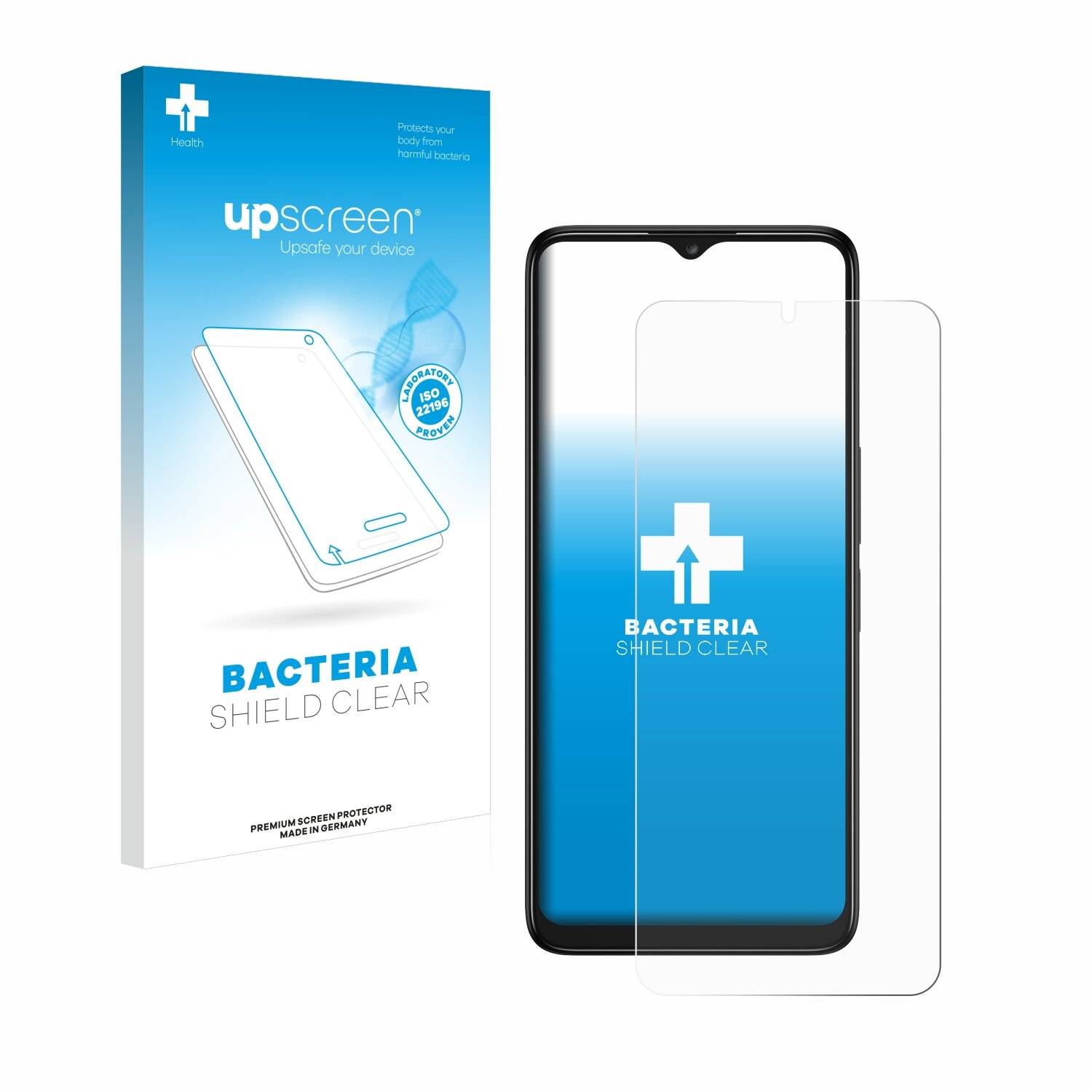 upscreen Bacteria Shield Schutzfolie für TCL 40 R 5G -
