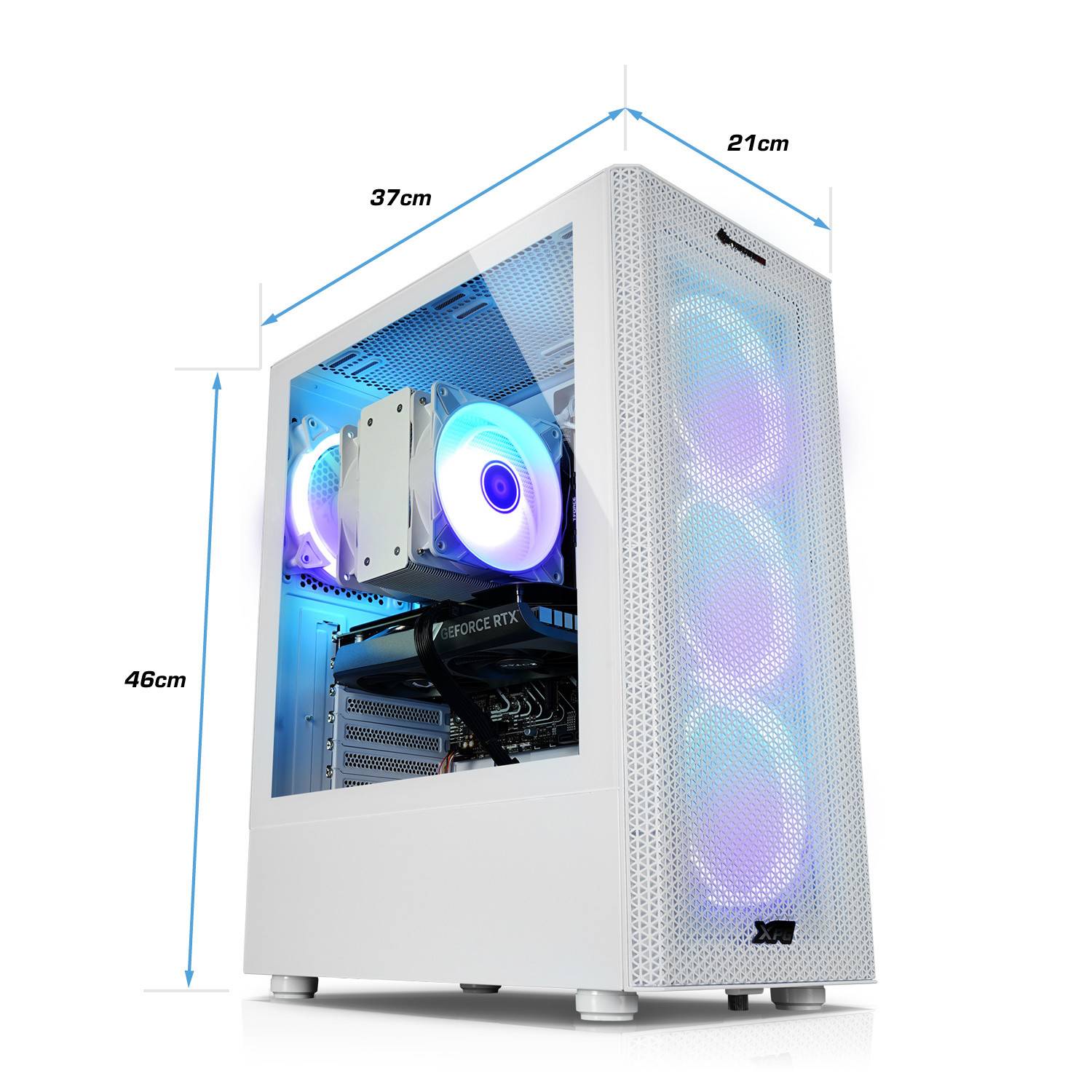 Kiebel Gaming PC Pulsar VIII AMD Ryzen 5 8400F, 32GB DDR5, NVIDIA RTX 5060 8 GB, 1TB SSD, Windows 11