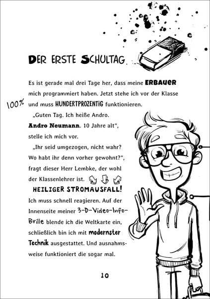 Andro, streng geheim! (Band 1) - Fehlermeldung: Schule