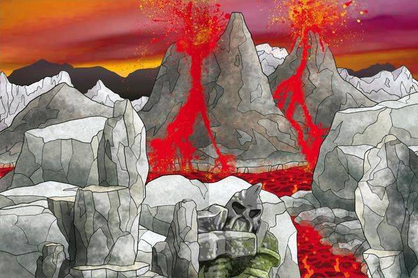 Das Metallic-Stickerbuch – Drachen