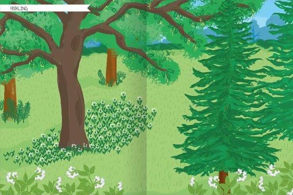 Naturforscher-Kids – Stickerheft Im Wald