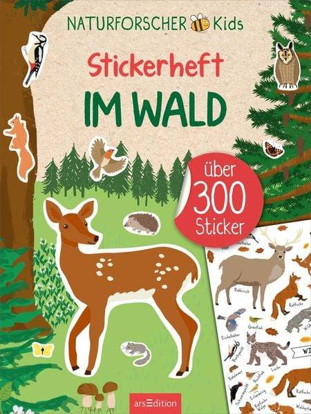 Naturforscher-Kids – Stickerheft Im Wald