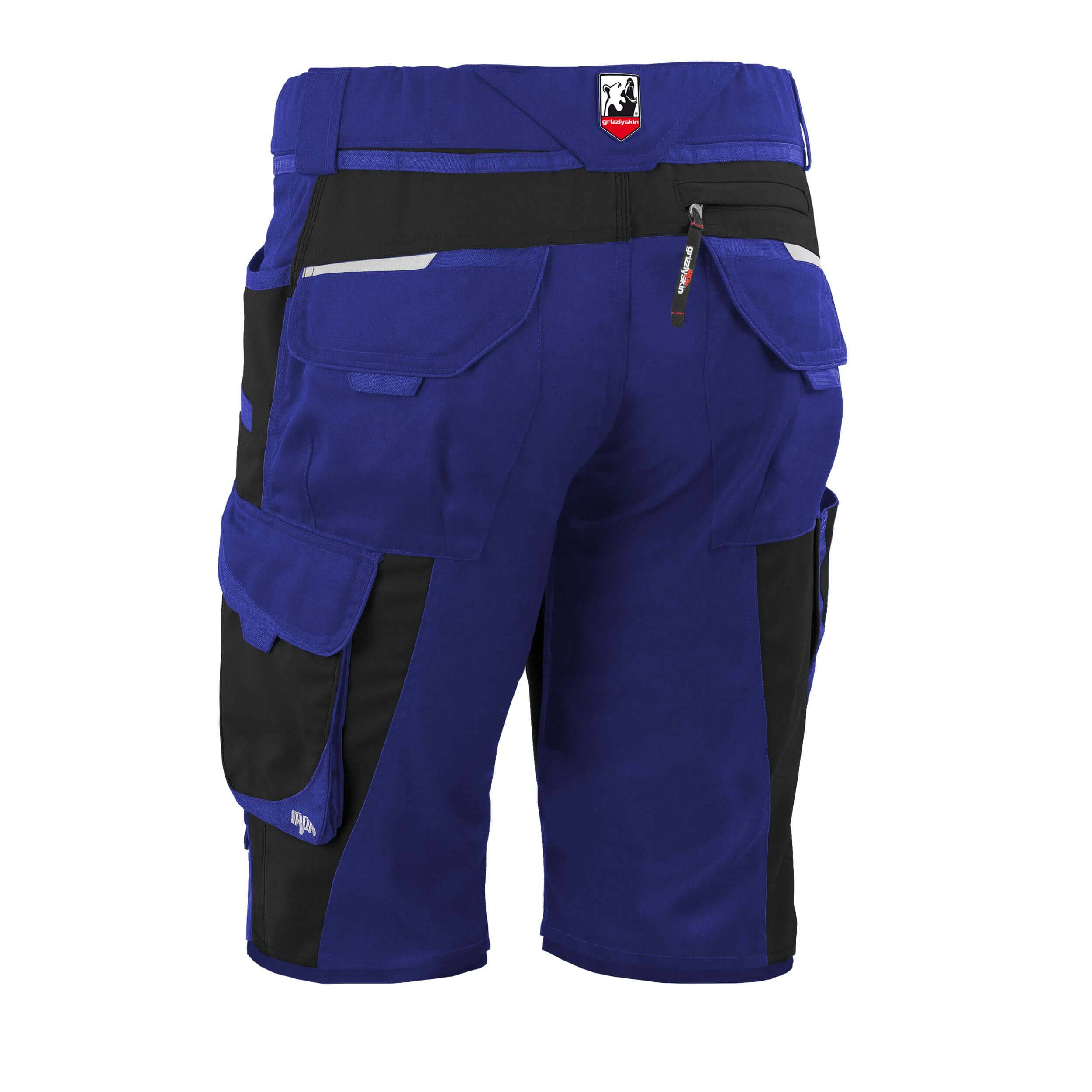QUALITEX HIGH QUALITY WORKWEAR Shorts IRON - kornblau/schwarz - Herren: 74 Damen: 68