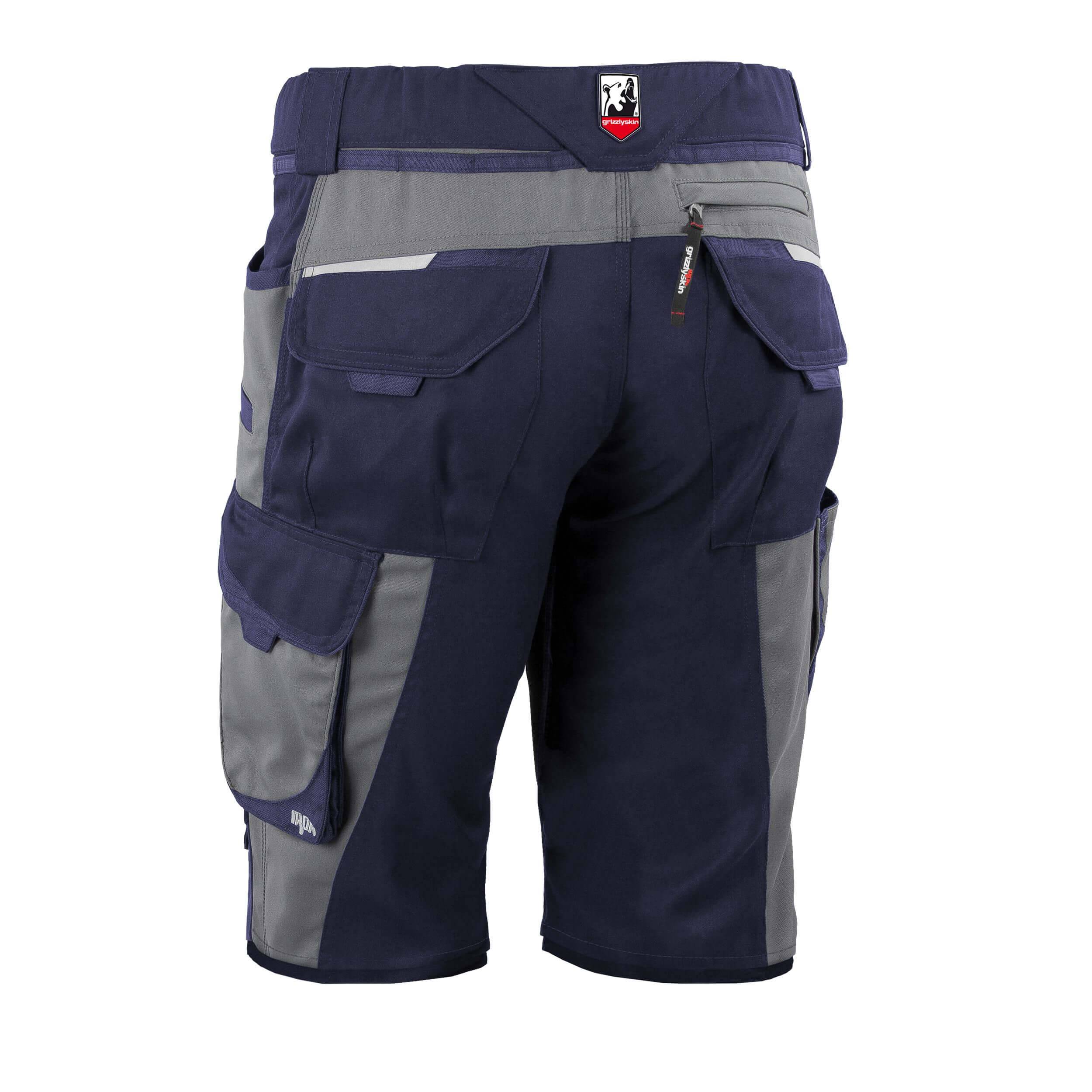 QUALITEX HIGH QUALITY WORKWEAR Shorts IRON - marine/grau - Herren: 64 Damen: 58