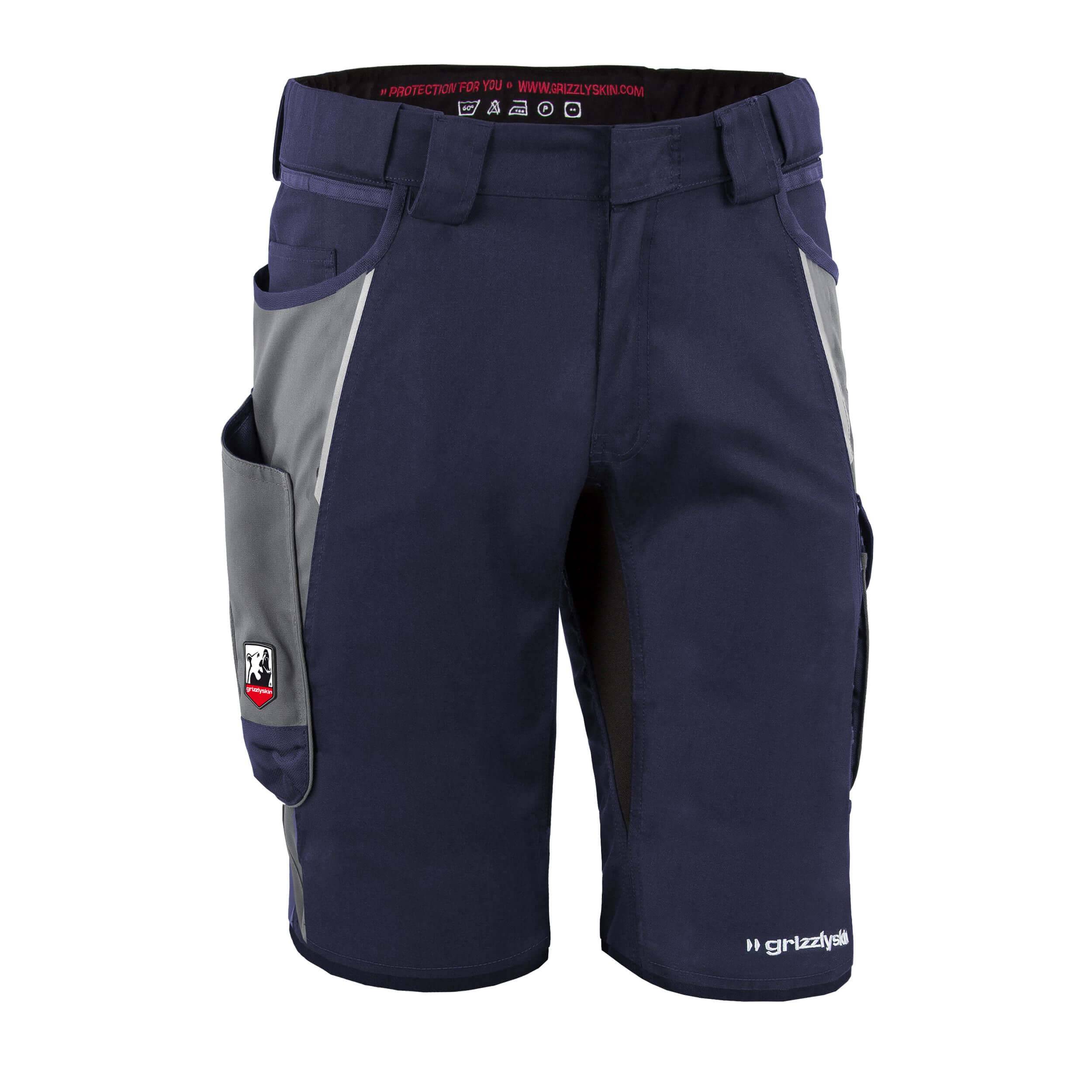 QUALITEX HIGH QUALITY WORKWEAR Shorts IRON - marine/grau - Herren: 44 Damen: 38