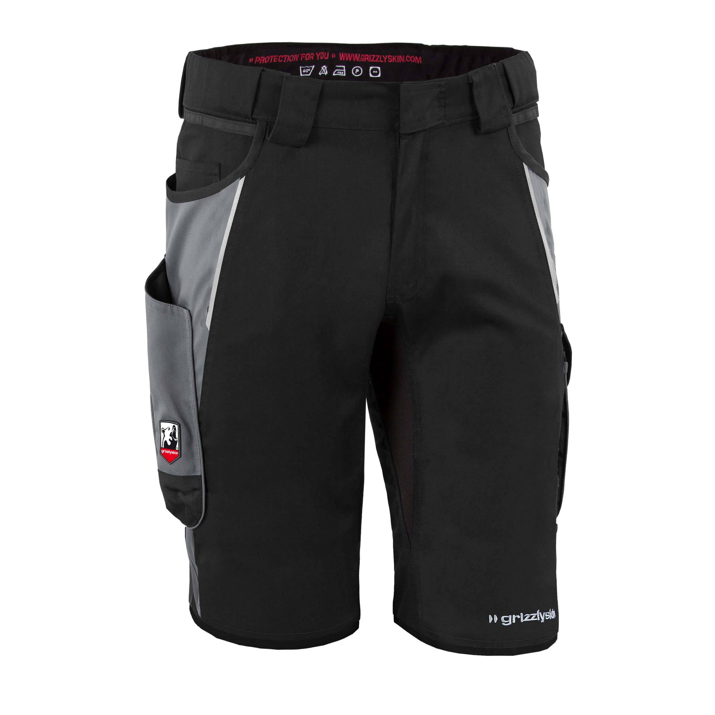 QUALITEX HIGH QUALITY WORKWEAR Shorts IRON - schwarz/grau - Herren: 60 Damen: 54