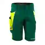 QUALITEX HIGH QUALITY WORKWEAR Shorts IRON - grün/warngelb - Herren: 46 Damen: 40 QUALITEX HIGH QUALITY WORKWEAR Shorts IRON - grün/warngelb - Herren: 46 Damen: 40