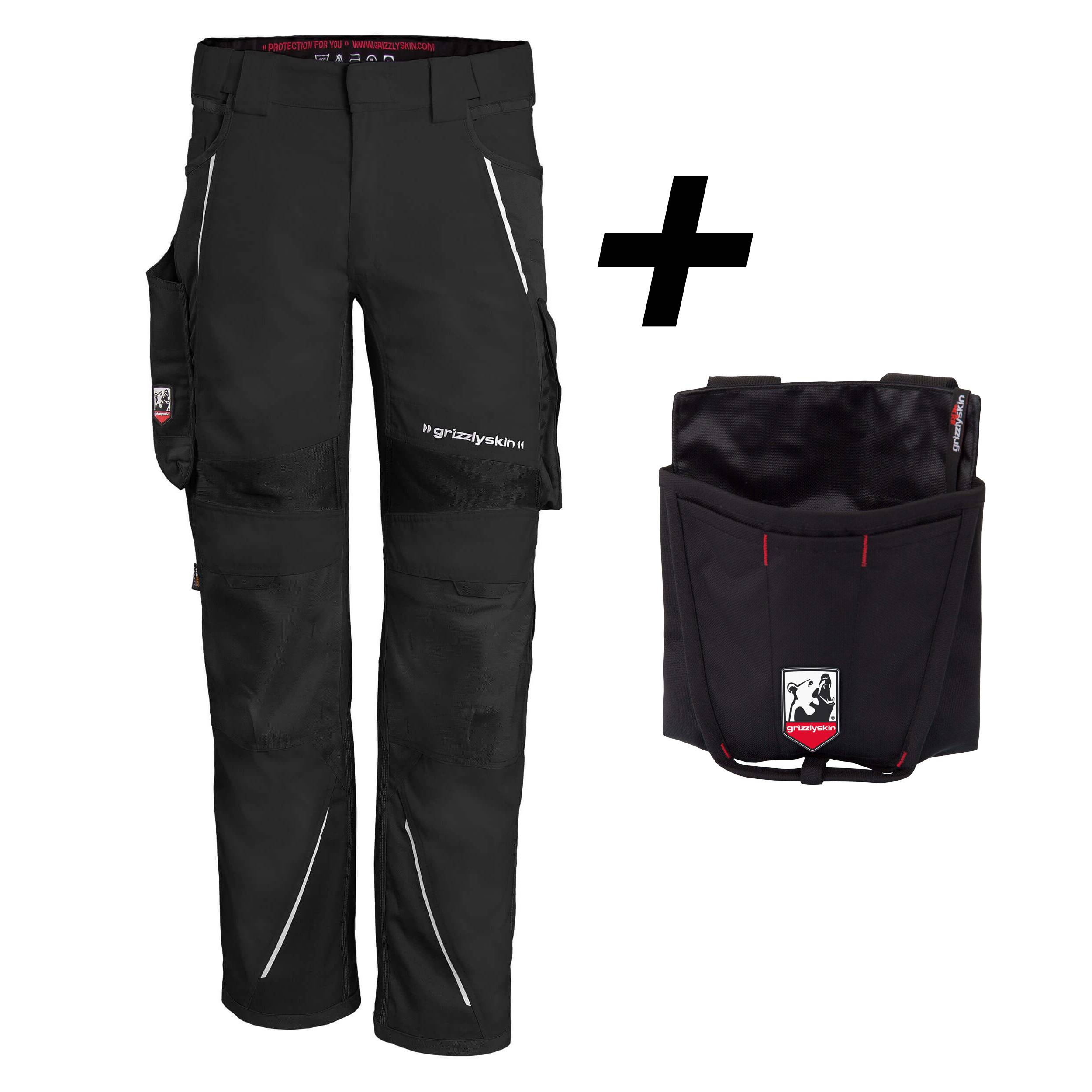 QUALITEX HIGH QUALITY WORKWEAR Bundhose IRON - schwarz - Herren: 66 Damen: 60