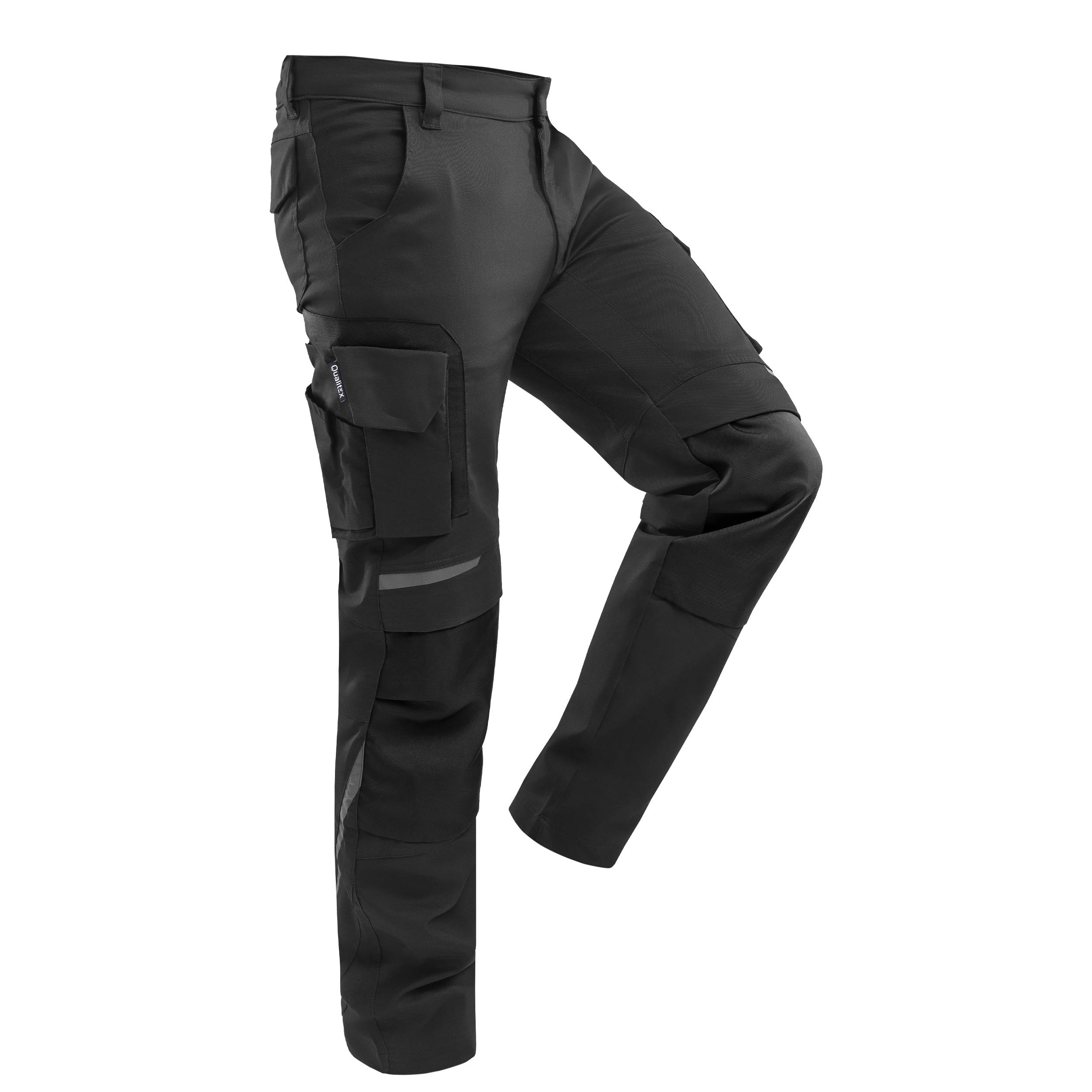 QUALITEX HIGH QUALITY WORKWEAR Bundhose PRO+ - schwarz - Herren: 58 Damen: 52