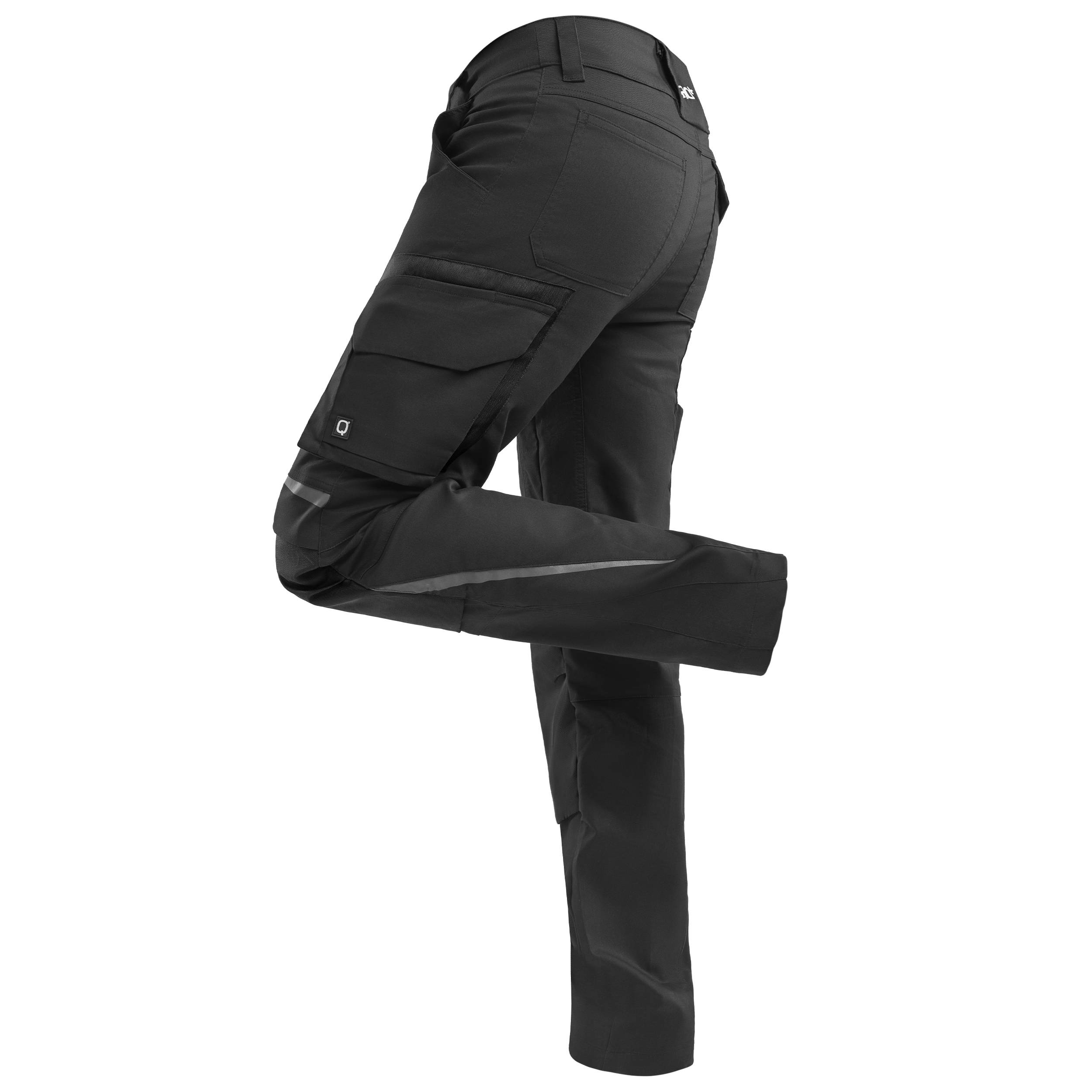 QUALITEX HIGH QUALITY WORKWEAR Bundhose PRO+ - schwarz - Herren: 98