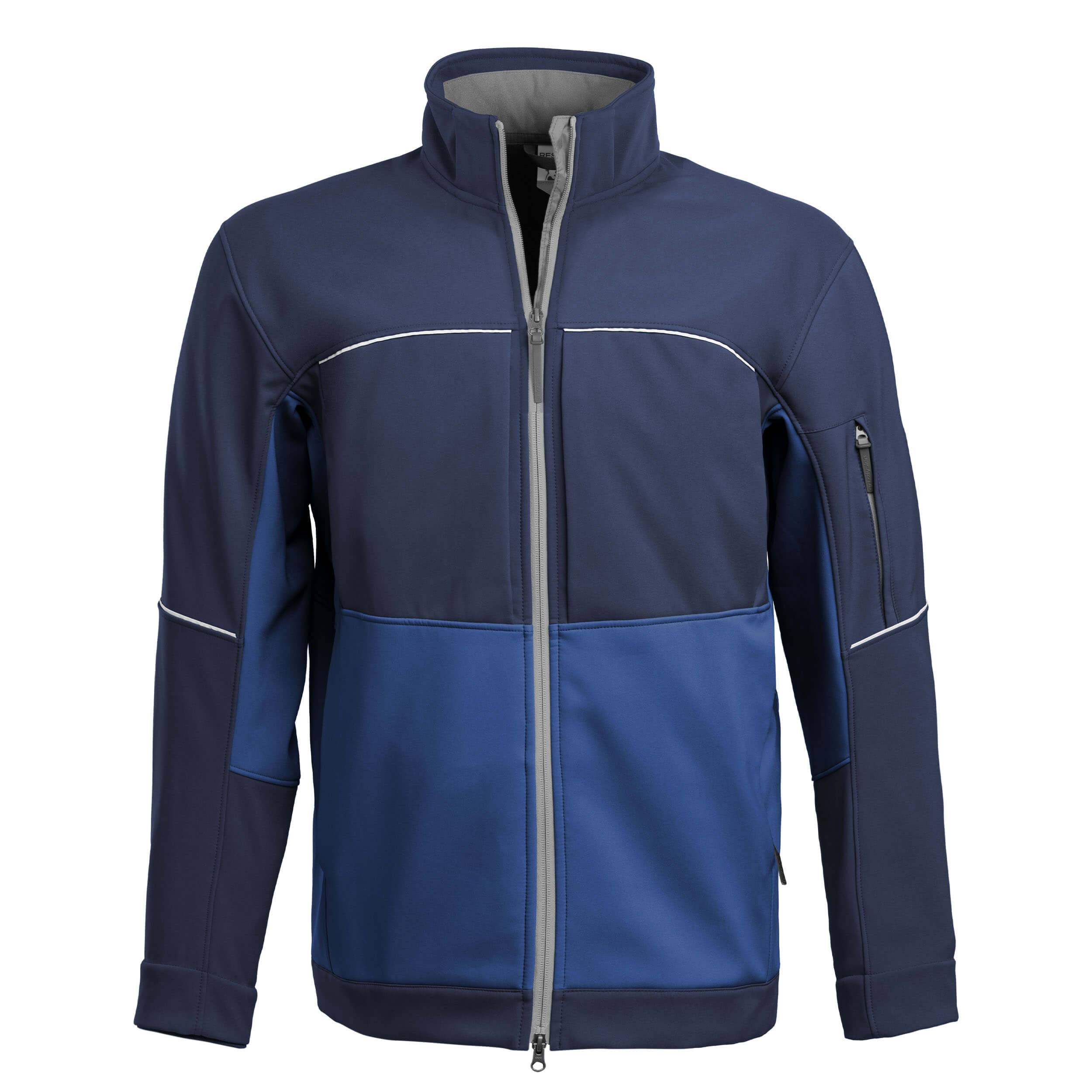 QUALITEX HIGH QUALITY WORKWEAR Softshelljacke RESIST - marine/blau - Herren: S