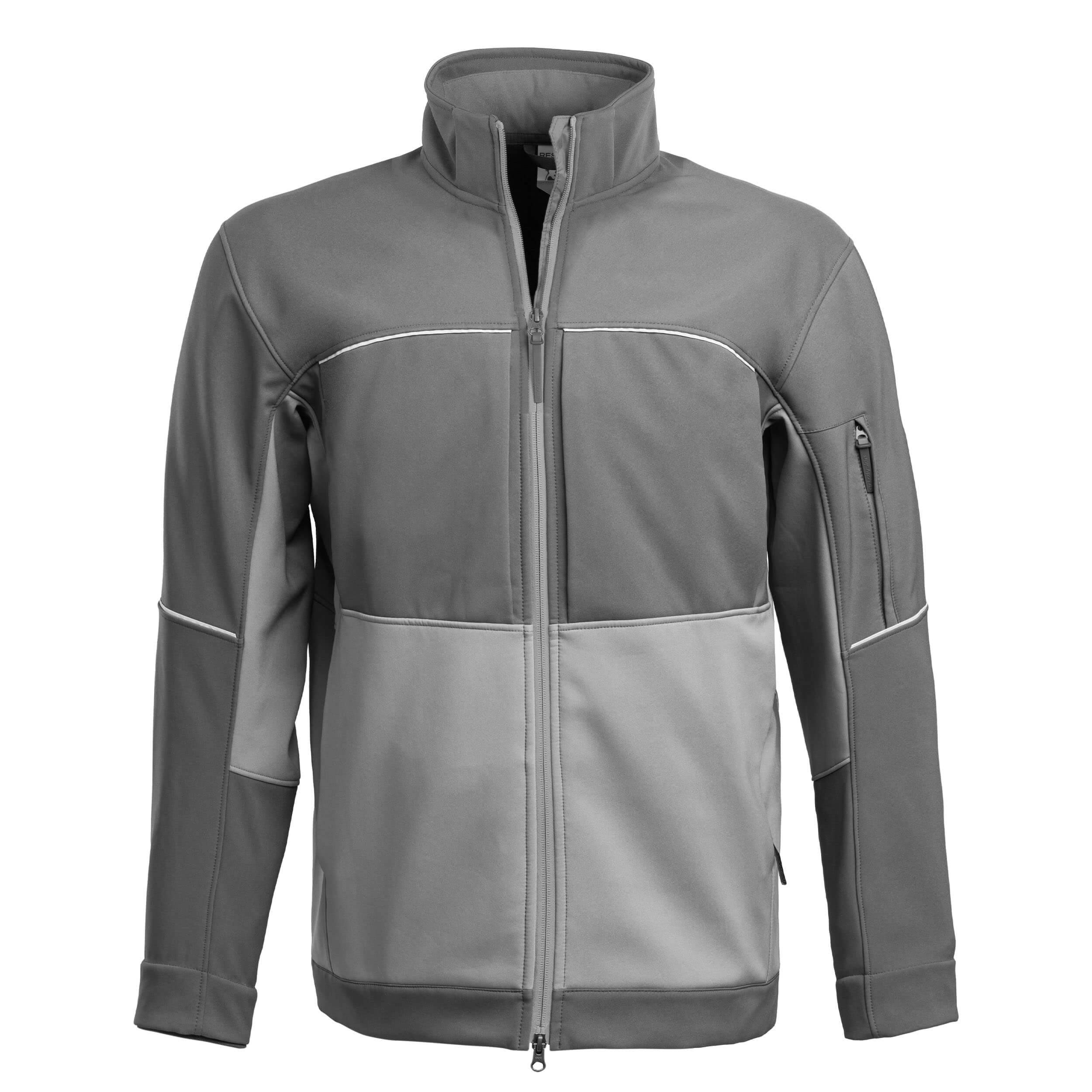 QUALITEX HIGH QUALITY WORKWEAR Softshelljacke RESIST - anthrazit/grau - Herren: M