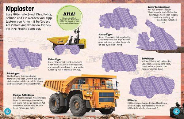 Sticker-Lexikon. Große Fahrzeuge