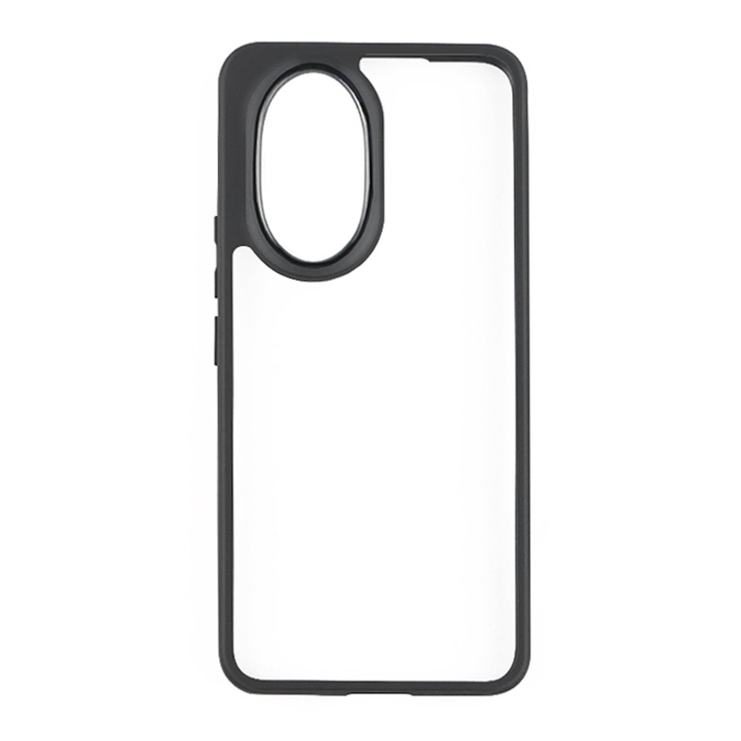 Für Honor 200 Frosted TPU + Transparent PC Schutz Hülle Case Schwarz