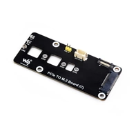 WaveShare PCIe to M.2 Adapter Board (C) for Raspberry Pi 5 Supports NVMe M.2 SSD WaveShare PCIe to M.2 Adapter Board (C) for Raspberry Pi 5 Supports NVMe M.2 SSD