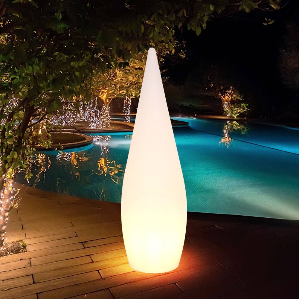 LED Außenleuchte Stehlampe Gartenleuchte Terrassenlampe, App Steuerung dimmbar Fernbedienung Smart Home RGB, 10W 850lm 2700-6500K warmweiß-kaltweiß