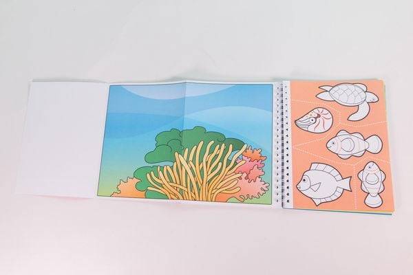 Wir basteln! XXL - Die schönsten Motive zum Malen, Ausschneiden und Kleben (blau)