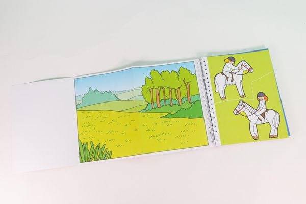 Wir basteln! XXL - Die schönsten Motive zum Malen, Ausschneiden und Kleben (blau)