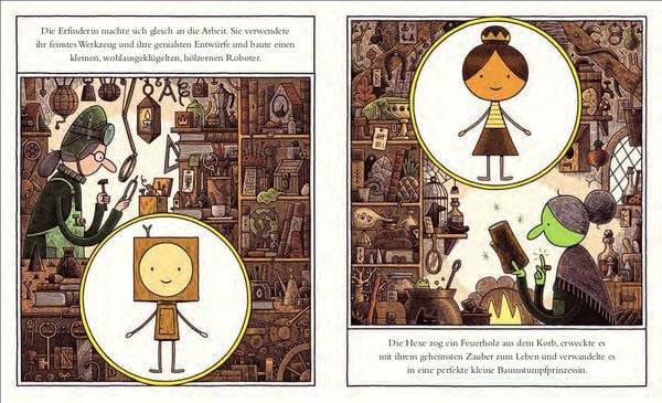 Der kleine Holzroboter und die Baumstumpfprinzessin