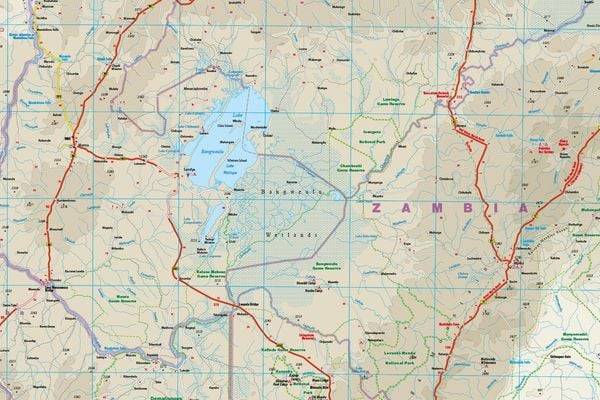 Reise Know-How Landkarte Sambia 1:1.000.000