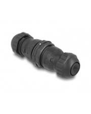 Delock Kabelverbinder LSA zu Cat.6A IP68 staub- und wasserdicht schwarz