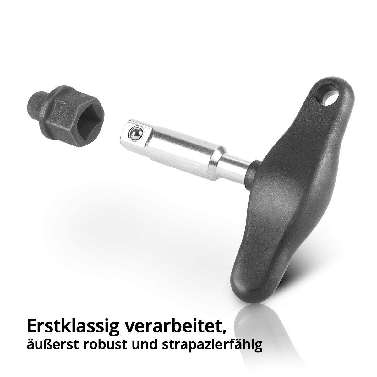 STAHLWERK Ölablass-Werkzeug Set 9 Teile Ölwechsel-Werkzeug Steckschlüssel-Satz