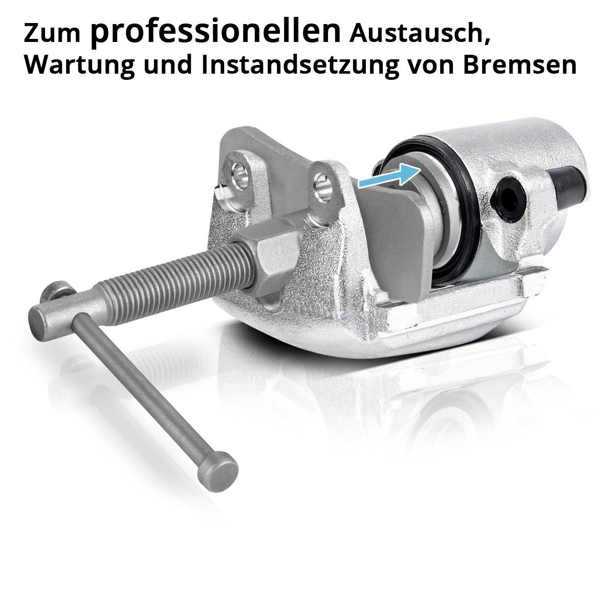 STAHLWERK Bremskolben Rücksteller Set 22tlg Kolben Rücksteller Rückstellwerkzeug