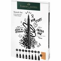 FABER-CASTELL - Set Pitt Artist Pen+ Sketchbook