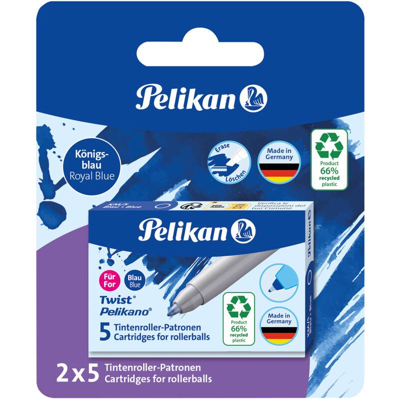 Pelikan Tintenroller-Patronen eco für Pelikano/Twist