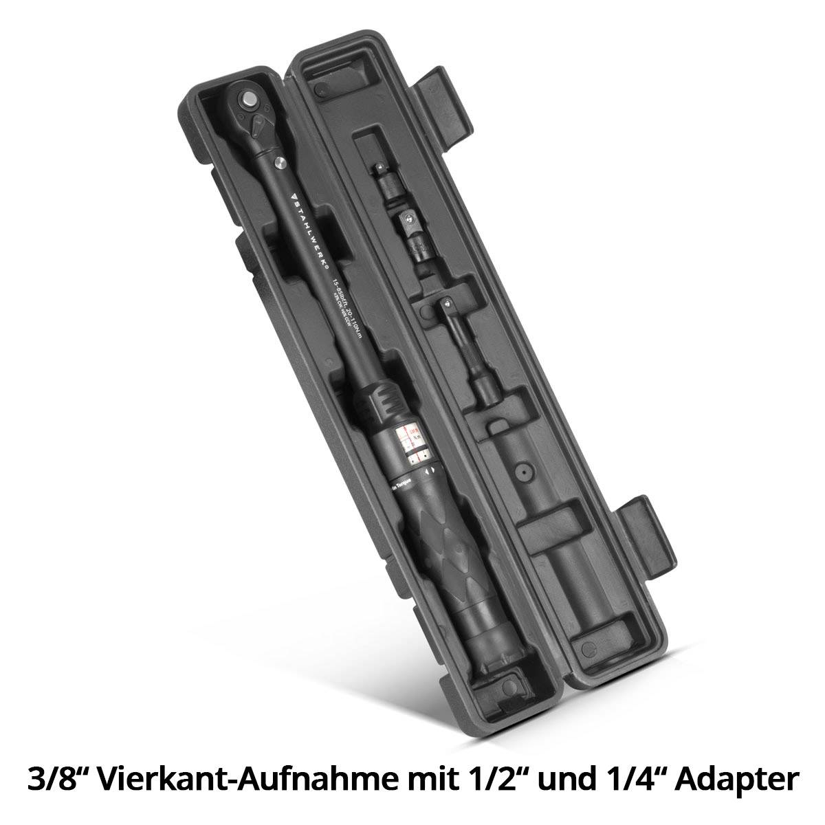 STAHLWERK Drehmomentschlüssel TWS-110 ST 72 Zähne 20-110 Nm 3/8“ Umschaltknarre