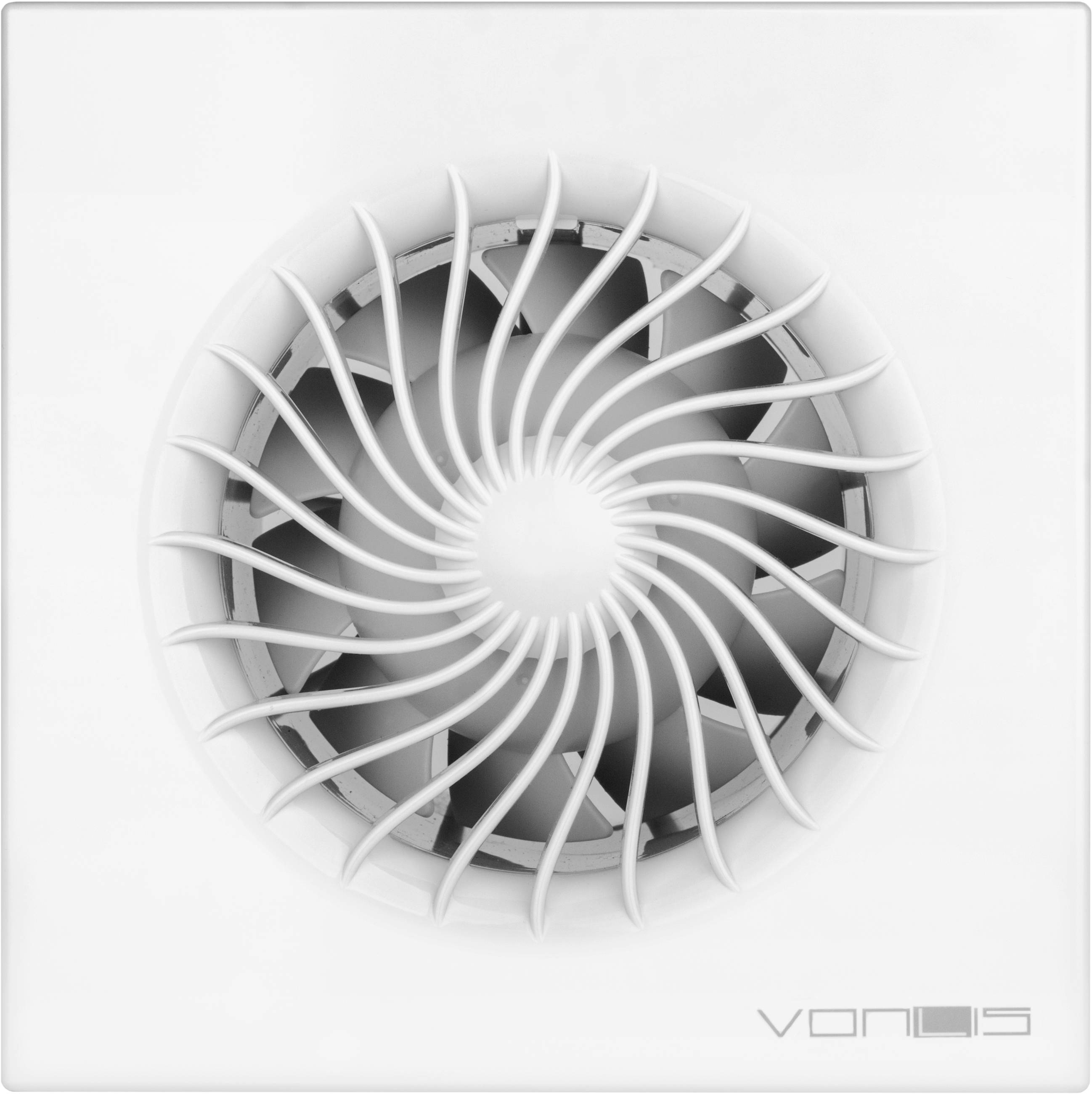 Lüfter Badlüfter Badventilator Wohnraumlüfter Badezimmer Ø 100 mm weiß Zugschalter