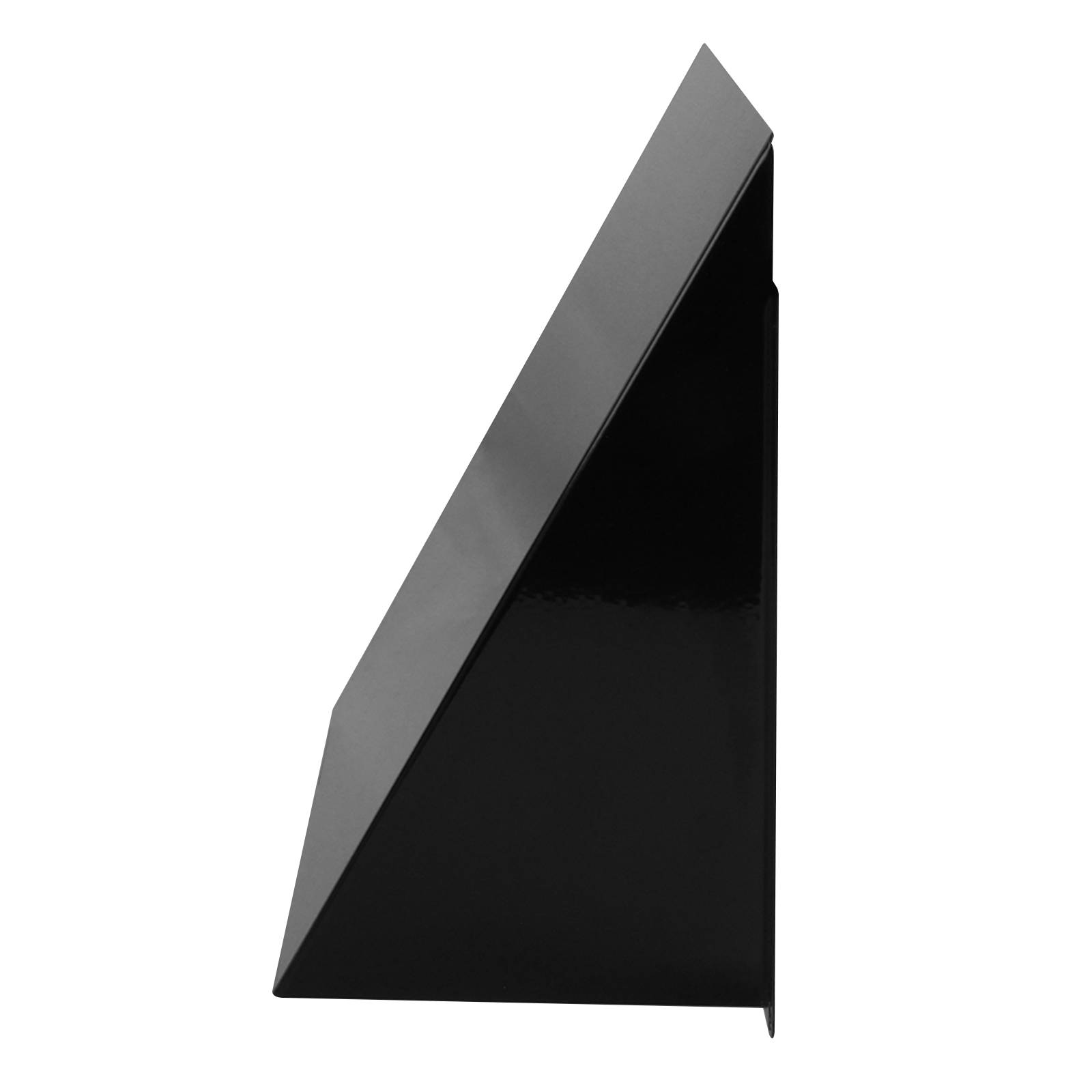 Wetterschutzhaube Ablufthaube Wetterschutz Lüftungsgitter verzinkter Stahl 250 x 120 mm schwarz (RAL9005)