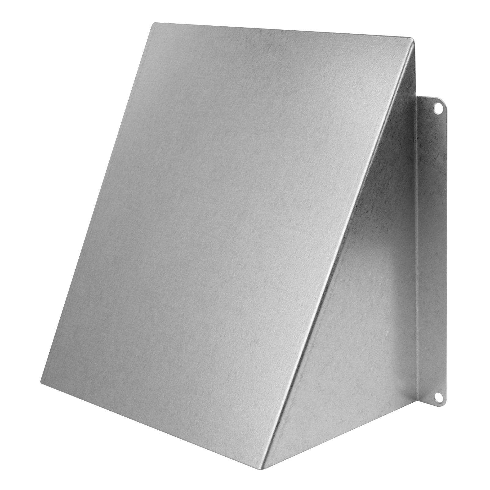 Wetterschutzhaube Ablufthaube Wetterschutz Lüftungsgitter verzinkter Stahl 200 x 200 mm verzinkt