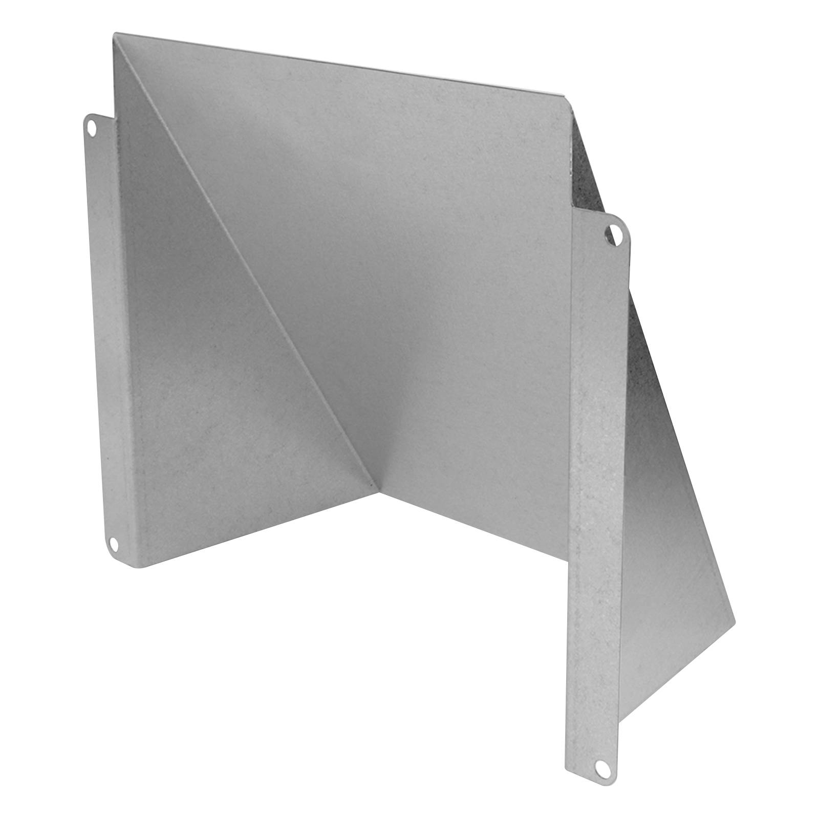 Wetterschutzhaube Ablufthaube Wetterschutz Lüftungsgitter verzinkter Stahl 150 x 150 mm verzinkt