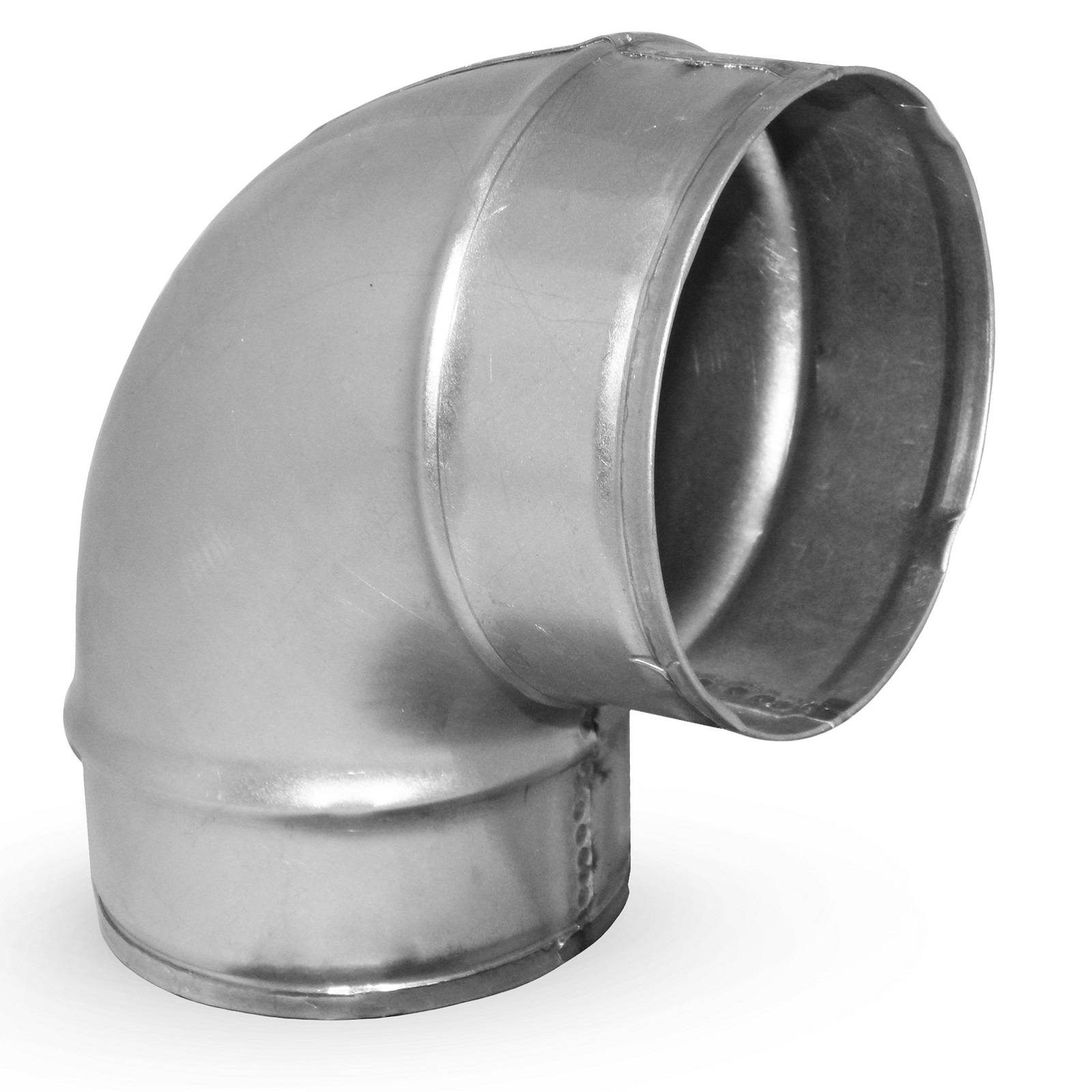 90° Bogen Winkel Wickelfalzrohr Lüftung Rohr Verzinkt Lüftungsrohr Kanal Ø 160 mm