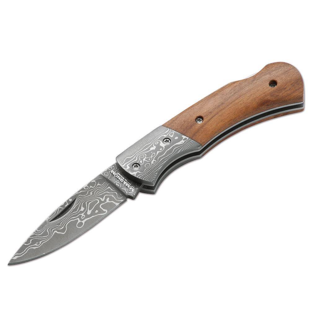 Magnum Damast Mistress Taschenmesser - Olivenholz