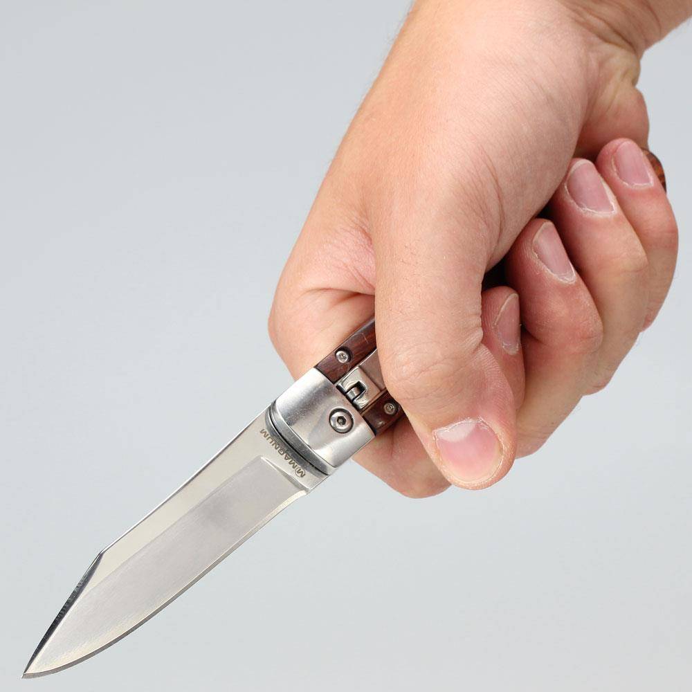 Magnum Automatic Classic Taschenmesser - Braun