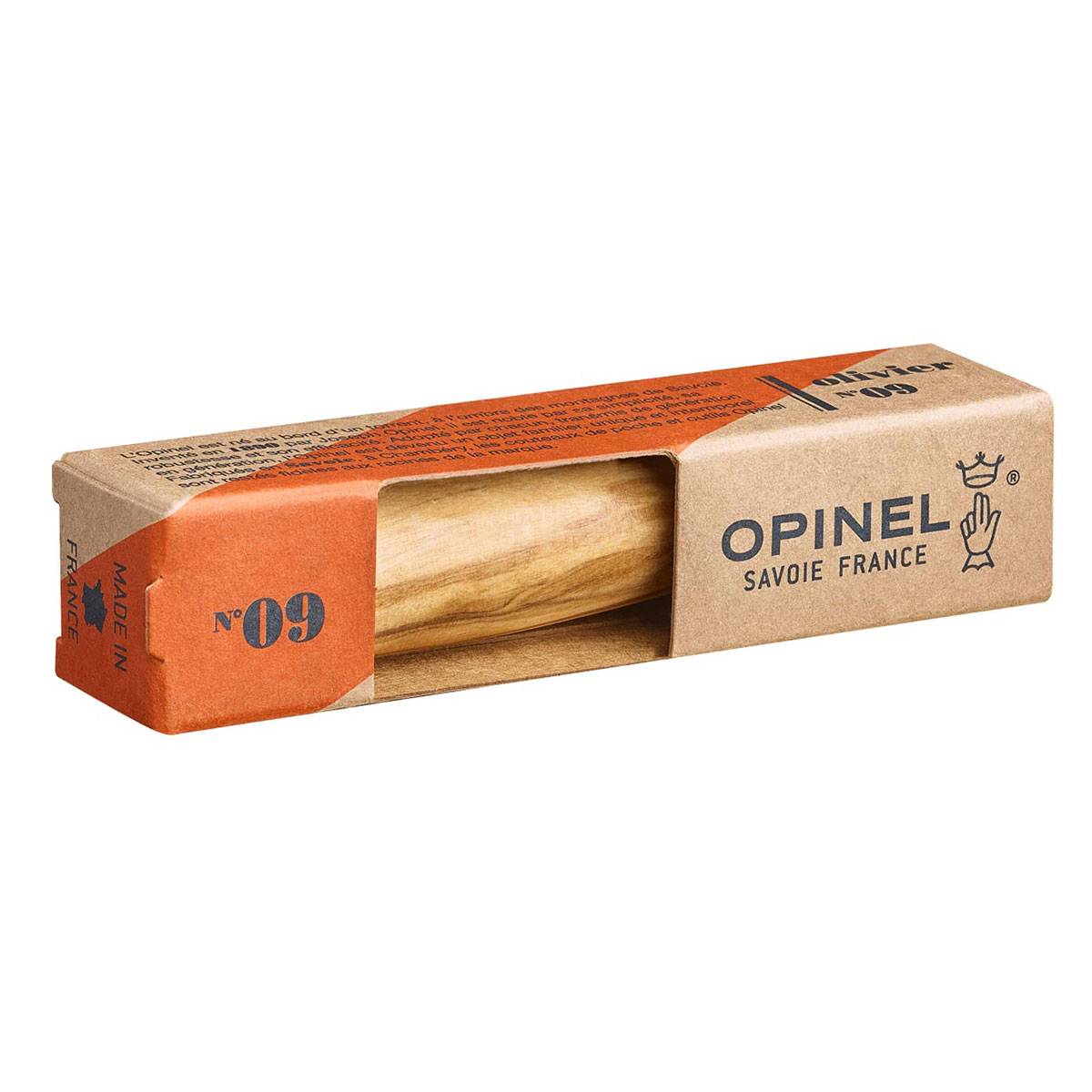 Opinel No 09 Taschenmesser - Olivenholz