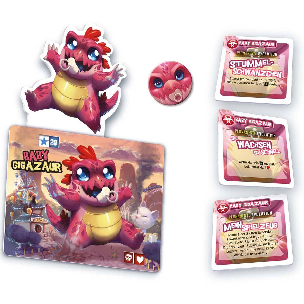 Iello King of Tokyo: Baby Gigazaur - Micro Erweiterung (+)