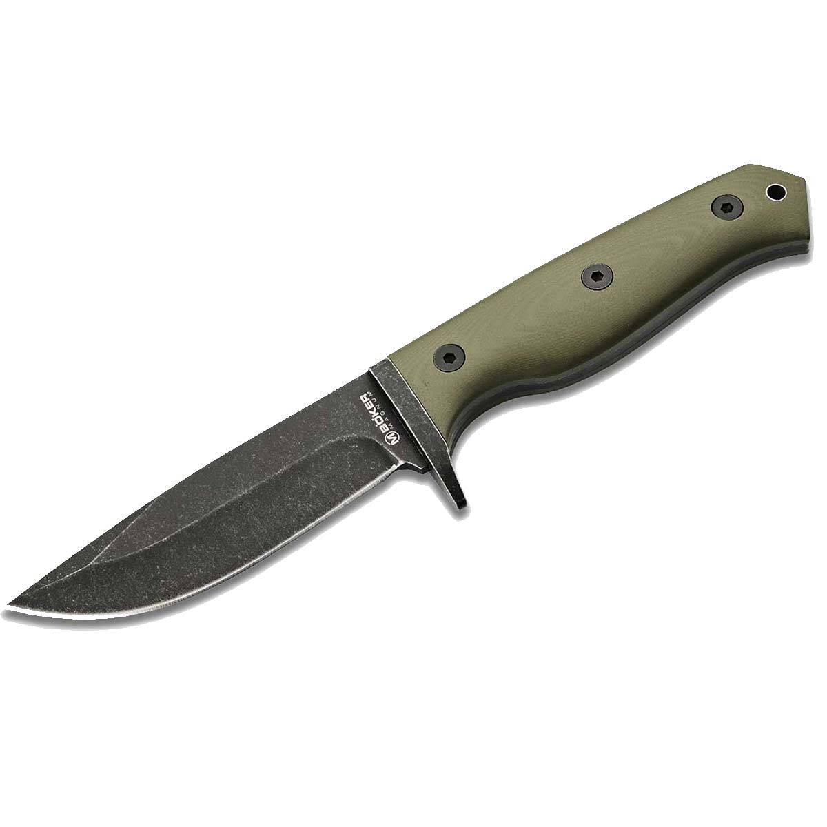 Magnum Bushcraft Drop Fahrtenmesser - Grün