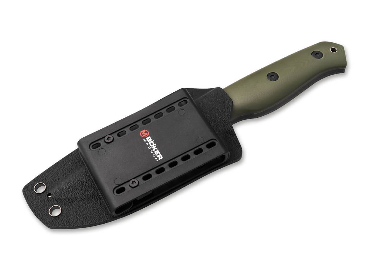 Magnum Bushcraft Drop Fahrtenmesser - Grün