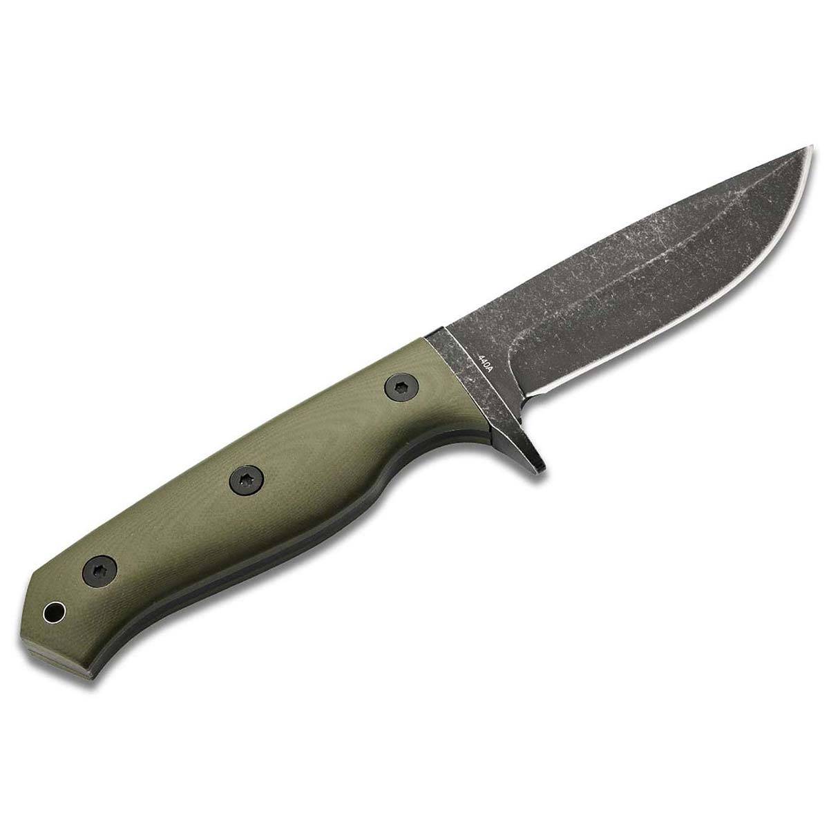 Magnum Bushcraft Drop Fahrtenmesser - Grün