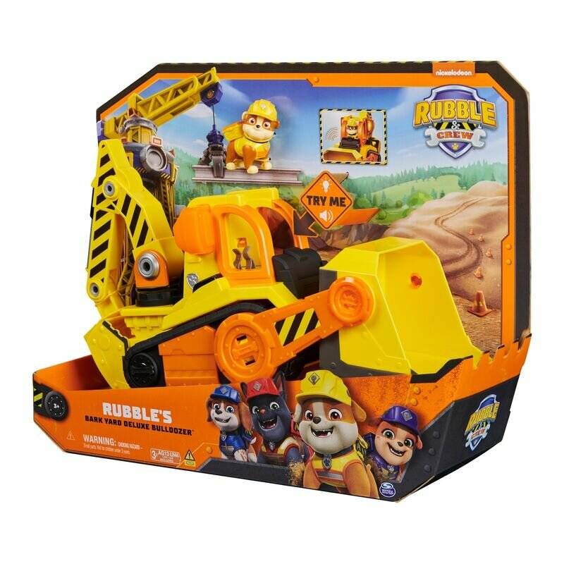 Spin Master Rubble & Crew - Deluxe Vehicle Rubble Bulldozer